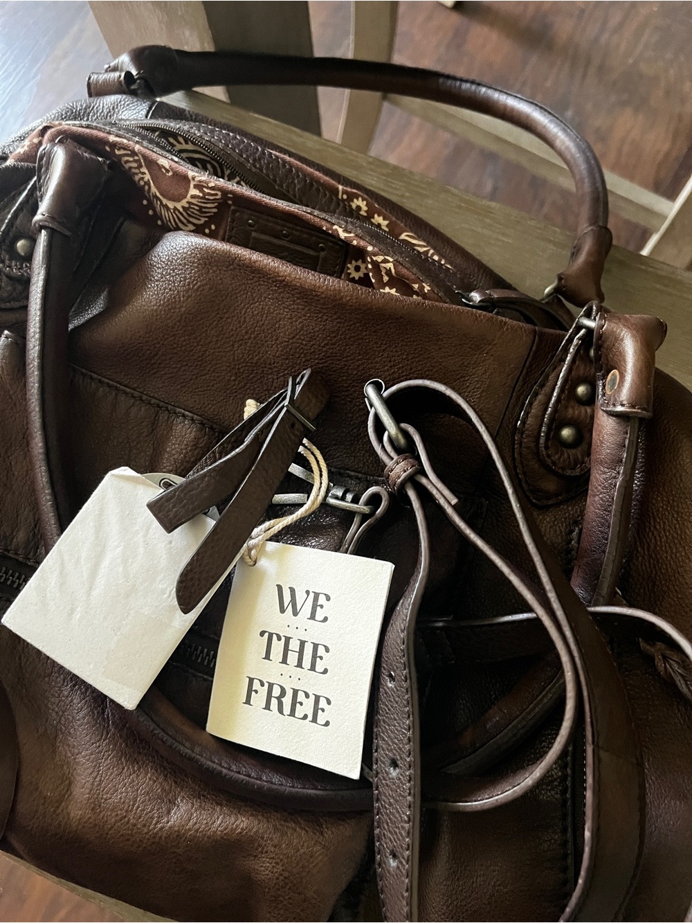 FP Emerson Tote in Bitter Bark / Dark brown espresso